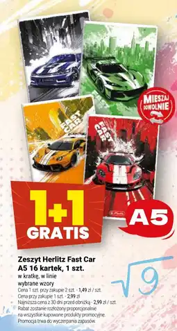 Twój Market Zeszyt Herlitz Fast Car oferta