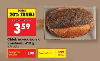 Biedronka Chleb nowodworski z makiem, 410 g oferta