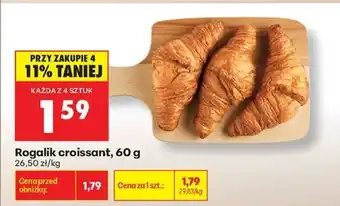 Biedronka Rogalik croissant 60 g oferta