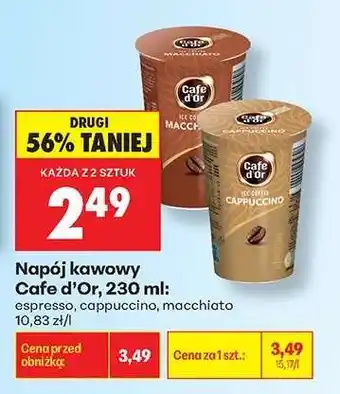 Biedronka Napój kawowy Cafe d'Or, 230 ml oferta