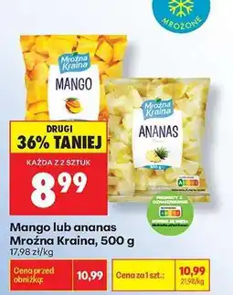 Biedronka Mango lub ananas Mroźna Kraina, 500 g oferta