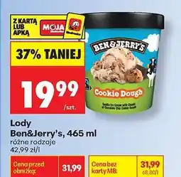 Biedronka Lody Ben&Jerry’s, 465 ml oferta