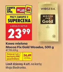 Biedronka Mocca Fix Gold Woseba, 500 g oferta