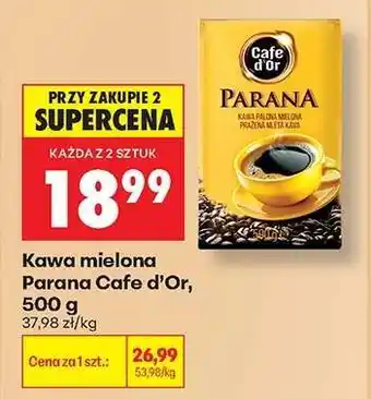 Biedronka Kawa mielona Parana Cafe d'Or, 500 g oferta