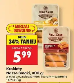 Biedronka Krokiety Nasze Smaki, 400 g oferta