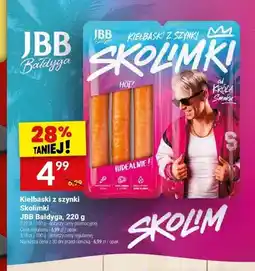Twój Market Kiełbaski z szynki Skolimki JBB Bałdyga oferta