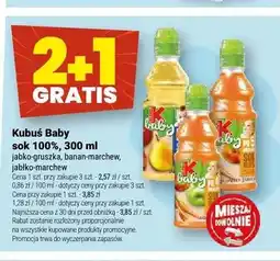 Twój Market Sok Kubuś Baby jabłko-gruszka oferta