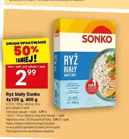 Twój Market Ryż biały Sonko 4-pak oferta