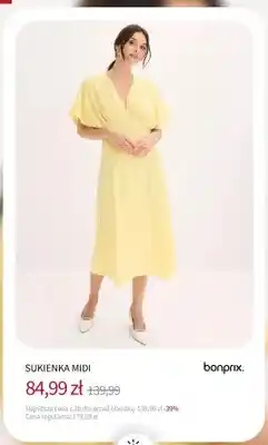 BonPrix Sukienka midi Bonprix oferta