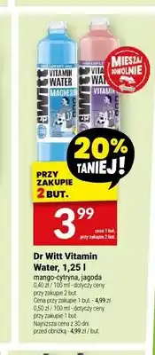 Twój Market Napój Dr Witt Vitamin Water Mango-Cytryna oferta
