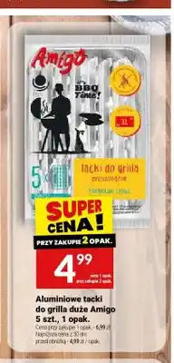 Twój Market Aluminiowe tacki do grilla duże Amigo 5-pak oferta