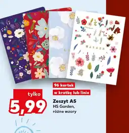 Kaufland Zeszyt Gardenic oferta