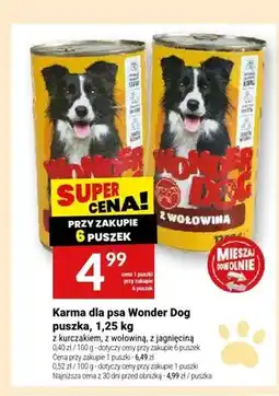 Twój Market Karma dla psa Wonder Dog puszka z kurczakiem oferta