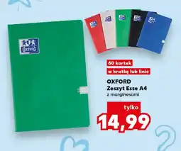 Kaufland Zeszyt Oxford oferta