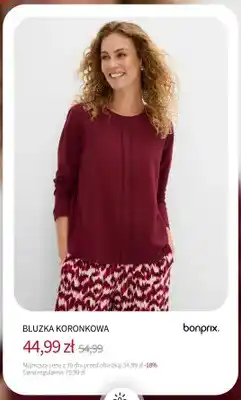 BonPrix Bluzka koronkowa Bonprix oferta