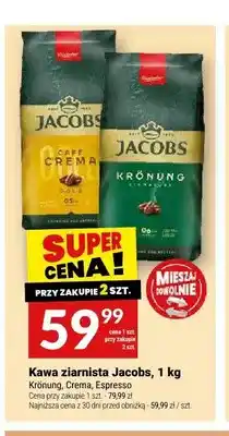 Twój Market Kawa ziarnista Jacobs Krönung oferta