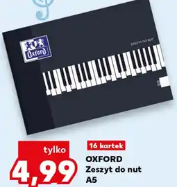 Kaufland Zeszyt do nut Oxford oferta