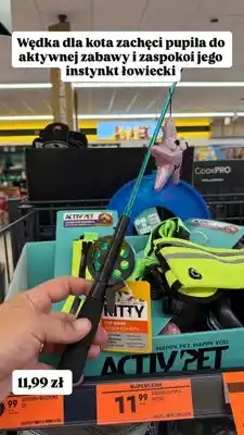 Biedronka Wędka dla kota Kitty oferta