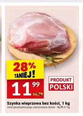 Twój Market Szynka wieprzowa bez kości oferta