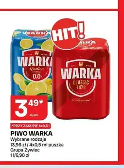 Chorten Piwo bezalkoholowe Warka Radler Cytryna oferta