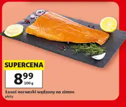 Auchan Łosoś wędzony Norweski oferta