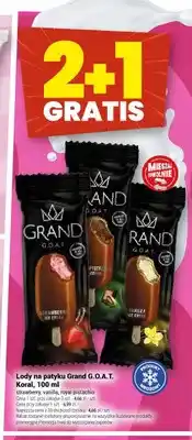 Twój Market Lody na patyku Grand G.O.A.T. Strawberry Koral oferta
