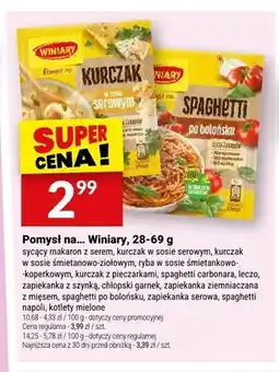 Twój Market Pomysł na... Winiary kurczak w sosie serowym oferta