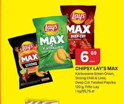 Chorten Chipsy Lay's Max Karbowane Green Onion oferta