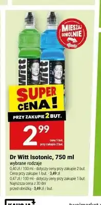 Twój Market Napój izotoniczny Dr Witt Isotonic oferta