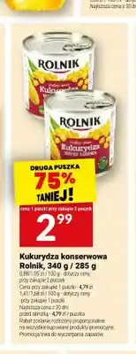 Twój Market Kukurydza konserwowa Rolnik oferta