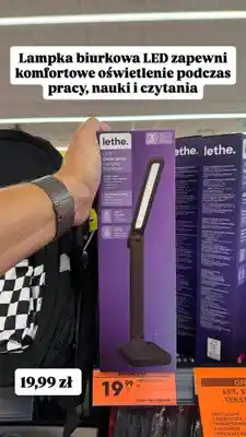 Biedronka Lampka biurkowa LED lethe oferta