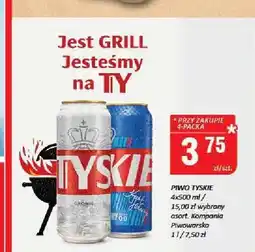 Chorten Piwo Tyskie Gronie 4-pak oferta