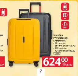 Selgros Walizka Samsonite oferta