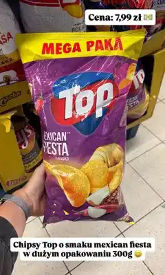 Biedronka Chipsy Top Mexican Fiesta oferta