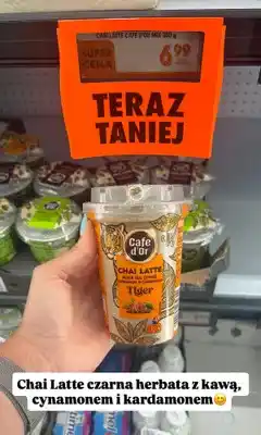 Biedronka Chai Latte Cafe d'or Tiger oferta