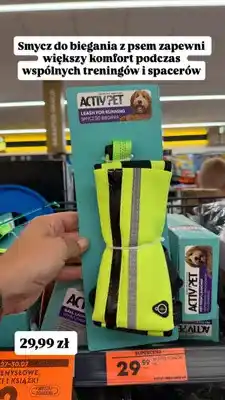 Biedronka Smycz do biegania Activ Pet oferta