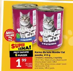 Twój Market Karma dla kota Wonder Cat puszka z drobiem oferta