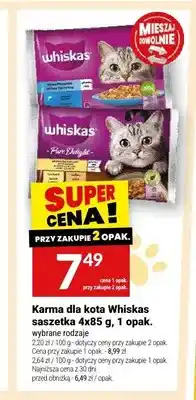 Twój Market Karma dla kota Whiskas Pure Delight saszetka 4-pak oferta