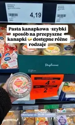 ALDI Pasta kanapkowa z mozzarellą i pomidorami Daylicious oferta