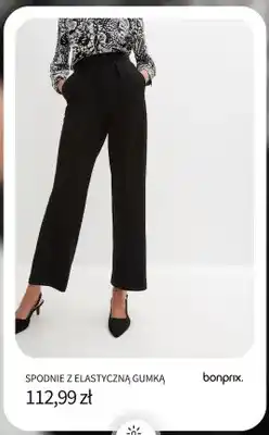 BonPrix Spodnie z elastyczną gumką Bonprix oferta