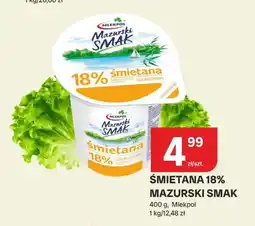Chorten Śmietana 18% Mazurski Smak oferta