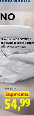Lidl Kołdra z tkaniną Hydrocool 160x200 cm oferta