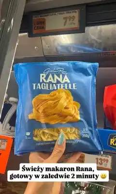Biedronka Świeży makaron Rana Tagliatelle oferta