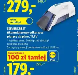Lidl Akumulatorowy odkurzacz piorący do plam Silvercrest oferta