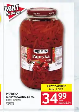 Selgros Papryka marynowana Rolnik oferta