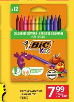 Selgros Kredki świecowe Bic oferta