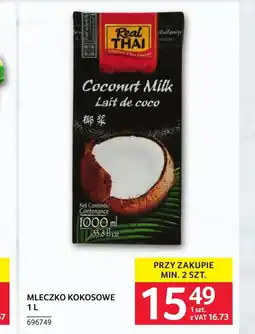 Selgros Mleczko kokosowe Real Thai oferta