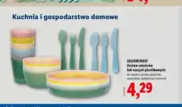 Lidl Zestaw sztućców plastikowych Silvercrest oferta