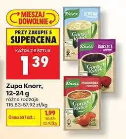 Biedronka Zupa Knorr oferta