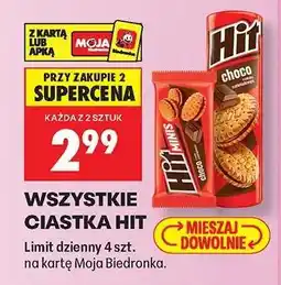 Biedronka WSZYSTKIE CIASTKA HIT oferta